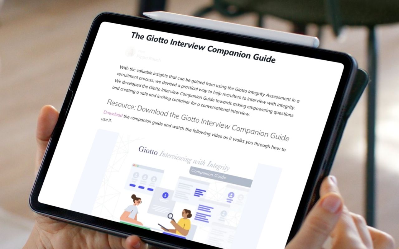 Giotto MasterClass: Interviewing with Integrity, screenshot 6 of 8
