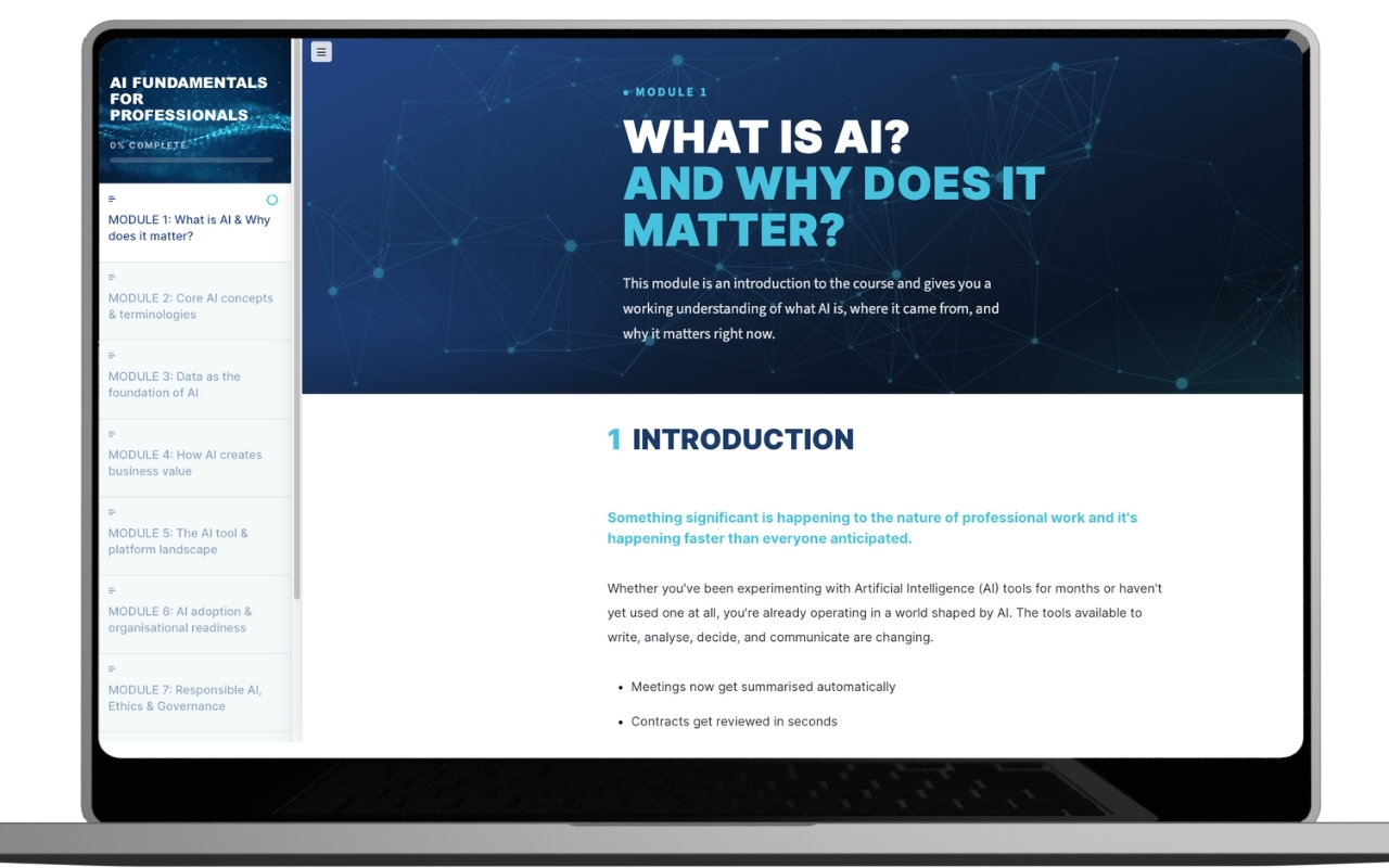 AI Fundamentals, screenshot 2 of 8