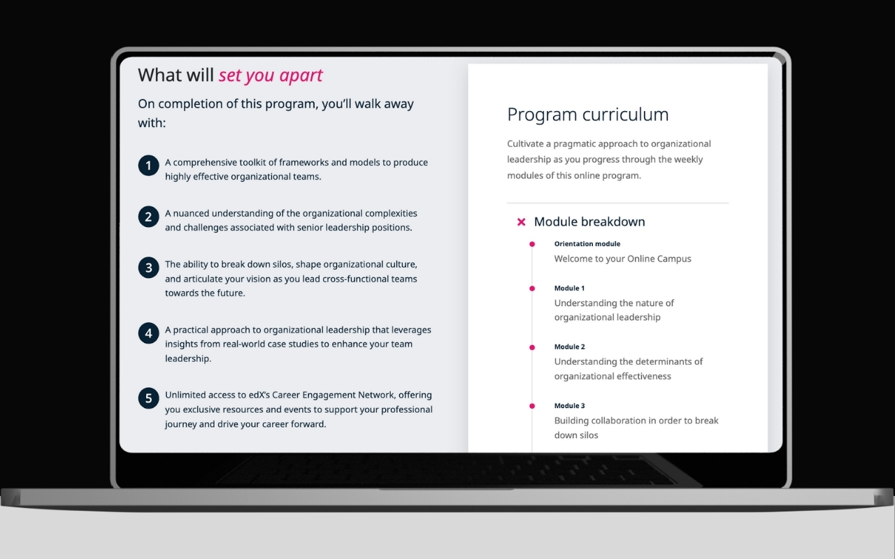 University of Toronto Rotman Senior Leadership Program, screenshot 2 of 4